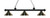 Z-Lite Riviera Three Light Billiard in Matte Black - 200-3MB-MBN