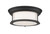 Z-Lite Sonna Two Light Flush Mount in Matte Black - 2011F13-MB