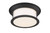 Z-Lite Sonna Three Light Flush Mount in Matte Black - 2011F16-MB