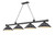 Z-Lite Cordon Four Light Billiard in Bronze Plate - 2306-4BP-SBP