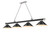 Z-Lite Cordon Four Light Billiard in Matte Black + Brushed Nickel - 2306-4MB-BN-MB15