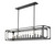 Z-Lite Easton 13 Light Linear Chandelier in Matte Black - 3038-13L-MB