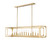 Z-Lite Easton 13 Light Linear Chandelier in Rubbed Brass - 3038-13L-RB