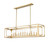 Z-Lite Easton 13 Light Linear Chandelier in Rubbed Brass - 3038-13L-RB