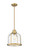 Z-Lite Burren One Light Pendant in Heritage Brass - 337P12HBR