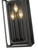 Z-Lite Easton Three Light Wall Sconce in Matte Black - 3038-3S-MB