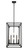 Z-Lite Easton Eight Light Chandelier in Matte Black - 3038-8MB