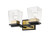 Z-Lite Bleeker Street Two Light Vanity in Matte Black + Olde Brass - 475-2V-MB-OBR