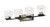 Z-Lite Bleeker Street Four Light Vanity in Matte Black + Brushed Nickel - 475-4V-MB-BN