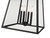 Z-Lite Broughton Four Light Outdoor Chain Mount Ceiling Fixture in Black - 521CHXL-BK