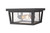 Z-Lite Seoul Three Light Outdoor Flush Mount in Oil Rubbed Bronze - 571F-ORB