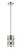 Z-Lite Dealey One Light Pendant in Chrome - 6010MP-CH