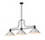 Z-Lite Melange Three Light Billiard in Matte Black - 725-3MB-BN15