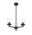 Z-Lite Thayer Three Light Chandelier in Matte Black - 742-3MB Z-Lite Thayer Three Light Chandelier in Matte Black - 742-3MB