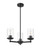 Z-Lite Thayer Three Light Chandelier in Matte Black - 742-3MB Z-Lite Thayer Three Light Chandelier in Matte Black - 742-3MB
