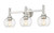 Z-Lite Sutton Three Light Vanity in Brushed Nickel - 7502-3V-BN