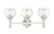 Z-Lite Sutton Three Light Vanity in Brushed Nickel - 7502-3V-BN