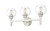 Z-Lite Sutton Three Light Vanity in Brushed Nickel - 7502-3V-BN