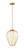Z-Lite Savanti One Light Pendant in Modern Gold - 7507-12MGLD