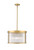 Z-Lite Carnaby Five Light Pendant in Modern Gold - 7504P18-MGLD