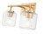 Z-Lite Landon Two Light Vanity in Modern Gold - 7515-2V-MGLD Z-Lite Landon Two Light Vanity in Modern Gold - 7515-2V-MGLD