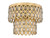 Z-Lite Dealey Five Light Flush Mount in Heirloom Brass - 822F15-HB