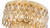 Z-Lite Dealey Five Light Flush Mount in Heirloom Brass - 822F15-HB