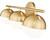 Z-Lite Realm Sphere Three Light Vanity in Modern Gold - 7517-3V-MGLD