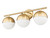 Z-Lite Realm Sphere Three Light Vanity in Modern Gold - 7517-3V-MGLD