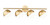 Z-Lite Realm Sphere Four Light Vanity in Modern Gold - 7517-4V-MGLD