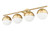 Z-Lite Realm Sphere Four Light Vanity in Modern Gold - 7517-4V-MGLD
