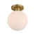 Minka-Lavery Fenton One Light Flush Mount in Legacy Brass - 2995-732