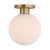 Minka-Lavery Fenton One Light Flush Mount in Legacy Brass - 2995-732
