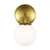 Visual Comfort Studio Galassia One Light Vanity in Burnished Brass - AEV1011BBS Visual Comfort Studio Galassia One Light Vanity in Burnished Brass - AEV1011BBS