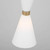 Visual Comfort Studio Belcarra One Light Pendant in Satin Brass - DJP1101SB
