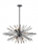 Avenue Lighting Palisades Ave. Eight Light Chandelier in Black - HF8202-BK