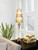 Lucas + McKearn Pompadour Luxe One Light Buffet Lamp in Gold And Silver Leaf - TA1002