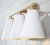 Capital Lighting Charlie Three Light Vanity in Matte Brass and White - AA1039RE Capital Lighting Charlie Three Light Vanity in Matte Brass and White - AA1039RE