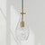 Capital Lighting Kier One Light Pendant in Aged Brass - AA1006AD Capital Lighting Kier One Light Pendant in Aged Brass - AA1006AD