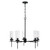 Capital Lighting Riley Five Light Chandelier in Matte Black - AA1017MB Capital Lighting Riley Five Light Chandelier in Matte Black - AA1017MB