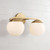 Capital Lighting Oliver Two Light Vanity in Matte Brass - AA1032MA Capital Lighting Oliver Two Light Vanity in Matte Brass - AA1032MA
