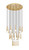 Z-Lite Stari 27 Light Chandelier in Modern Gold - 1956P-27R-MGLD