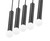 Z-Lite Stari Five Light Linear Chandelier in Matte Black - 1956P-5L-MB