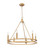Z-Lite Dennison Six Light Chandelier in Signature Brass - 4005-6SBR