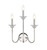 Z-Lite Allistair Three Light Wall Sconce in Polished Nickel - 352-3S-PN