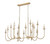 Z-Lite Allistair 16 Light Linear Chandelier in Modern Gold - 352-56L-MGLD Z-Lite Allistair 16 Light Linear Chandelier in Modern Gold - 352-56L-MGLD