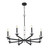 Z-Lite Kaden Eight Light Chandelier in Matte Black - 3045-8MB Z-Lite Kaden Eight Light Chandelier in Matte Black - 3045-8MB