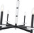 Z-Lite Kaden Eight Light Chandelier in Matte Black - 3045-8MB Z-Lite Kaden Eight Light Chandelier in Matte Black - 3045-8MB