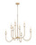 Z-Lite Allistair Eight Light Chandelier in Modern Gold - 352-8MGLD Z-Lite Allistair Eight Light Chandelier in Modern Gold - 352-8MGLD