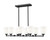 Z-Lite Oren Eight Light Linear Chandelier in Matte Black - 7004-8L-MB Z-Lite Oren Eight Light Linear Chandelier in Matte Black - 7004-8L-MB